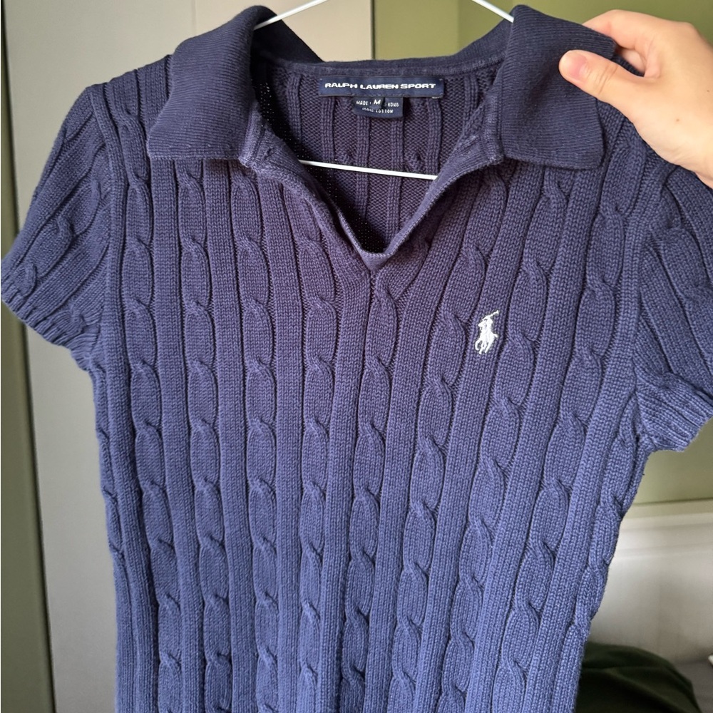 Ralph Lauren Cable Knit Polo